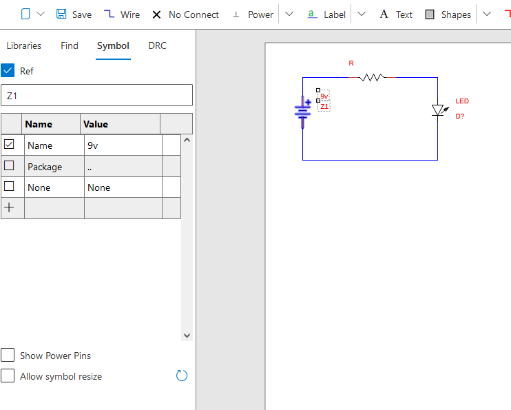 Editing name and reference