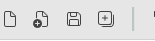 The toolbar buttons for Save and Save As