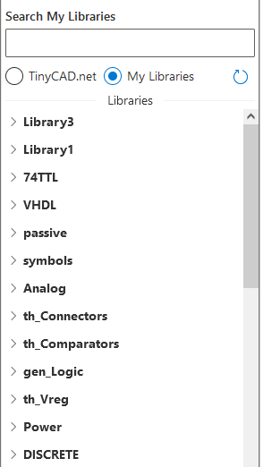 My libraries list